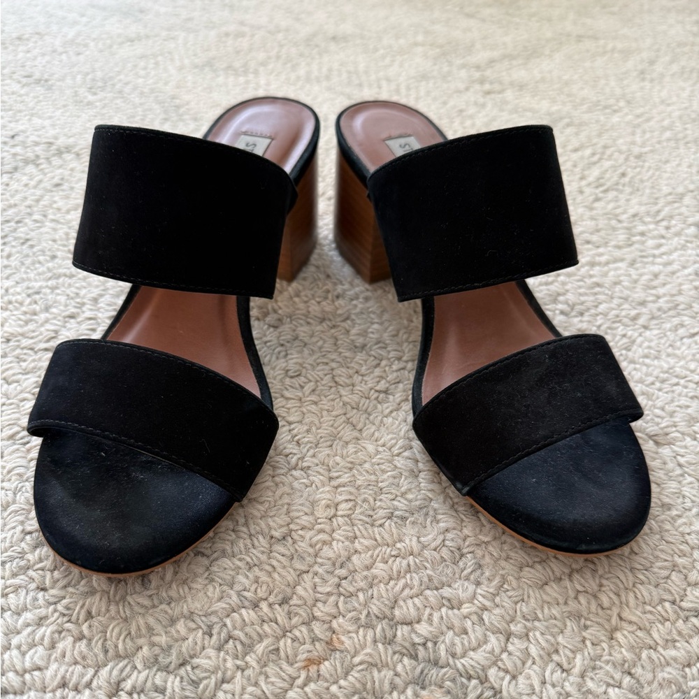 Women’s Steve Madden Black Suede Sandles